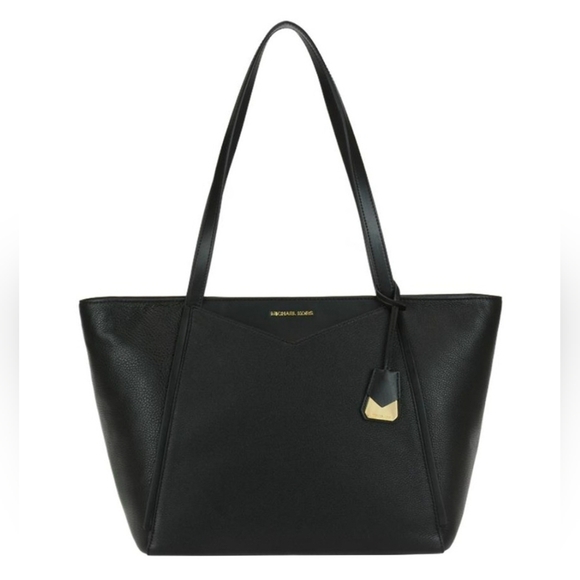 Michael Kors Handbags - Michael Kors Whitney Black Tote Handbag Purse